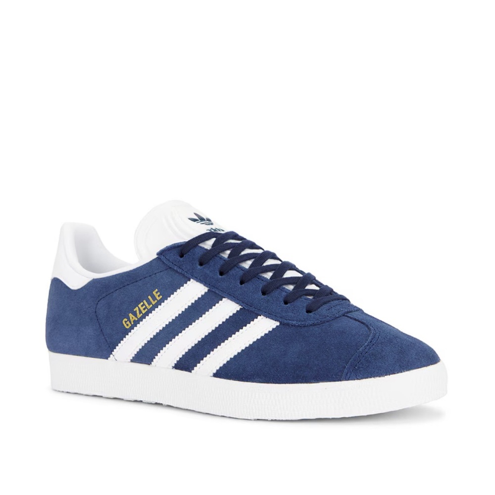 Adidas Gazelle Navy and White Shoes